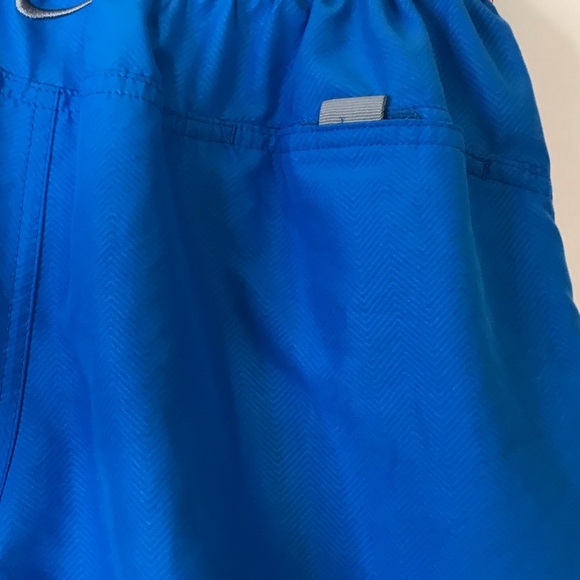 Nike Men's Blue and Orange Athletic Swim Trunks Board Shorts Beach Vacation Lg - Picture 8 of 11